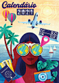 amsterdam calendar calendario Cities Paris porto san francisco santorini Travel viagem
