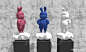 现代兔子玩偶雕塑摆件SU模型下载【ID:653432836】