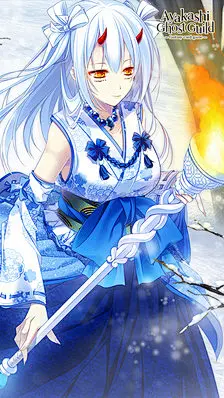 二次元 动漫 同人 手绘 插画 童话 Zynga 卡牌游戏【灵异阴阳录】iPhone壁纸 捨老山之怒