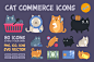 Cat Commerce Icon Pack on Behance