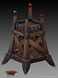 一些场景物件学生手绘作品