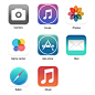 ios7 扁平icons设计