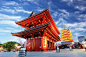 日本浅草寺建筑高清摄影图片 - 素材中国16素材网