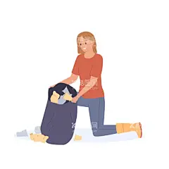 打扫卫生的人  - 源文件下载【酷图网】打扫卫生的人,收拾垃圾,保洁员,打扫卫生,清洁地面,垃圾袋,手绘,手绘人物,扁平风,扁平化人物,矢量人物,卡通人物,人物,场景人物,劳动素材,扁平插画,人物插画素材,扁平化场景,AI,插画,矢量,卡通