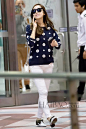少女时代组合成员郑秀妍 (Jessica) 2013年10月20日泰国机场街拍