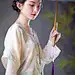 露花烟丨2020夏季新款丨汉元素服半臂齐腰坦领真丝绣花内搭两件套-淘宝网