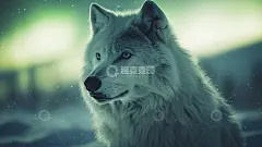 极地白狼高清壁纸高清模板免费下载-趣麦麦图