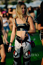 海莉·鲍德温 (Hailey Baldwin) 2018年柯契拉 (Coachella) 音乐节街拍