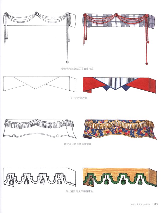 ✿《窗帘设计手册》手绘 (173)