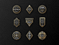 Black Diamond Badges icons black diamond mountains gold diamond logo badge