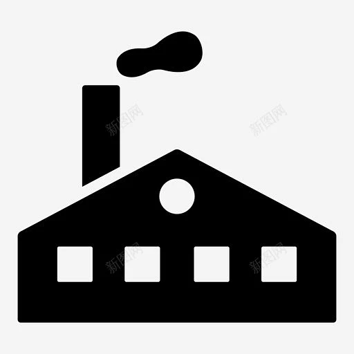 工厂工业制造厂图标 设计图片 免费下载 页面网页 平面电商 创意素材-花瓣网