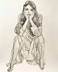 动漫线稿/黑白线稿/速写 自由艺术家Wise monkeys的线条速写
花瓣关注原画人，推荐更多精选素材，绘画更有灵感