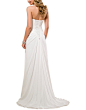 Vivebridal Women's A-Line Chiffon with Pleat Lace Up Beach Wedding Dress | Amazon.com