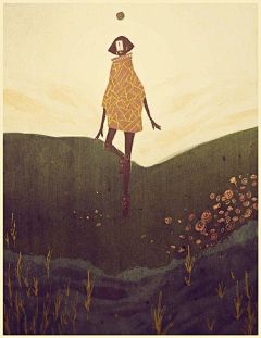 插画师 James Fenner 忧郁风的奇幻插画，​画风独特！#插画# ​ ​​​​