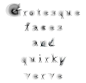 Typography_Grotesque faces and quirky verve on the Behance Network