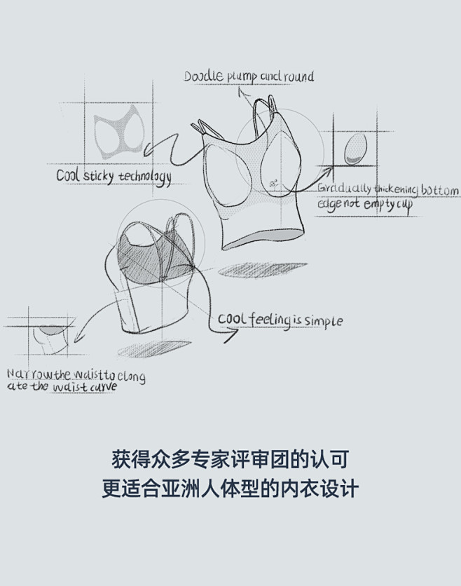 棉小内外扩型吊带内衣女小胸显大一体背心式...