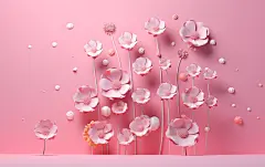 简约花朵素材图片壁纸素材