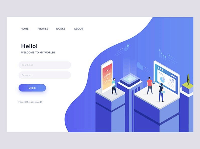 WEB登录界面