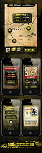 PoD! - iPhone Game by Gabriel Mourelle, via Behance #iphone #app #game #interface: 