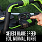 POWER+ 22” Aluminum Deck Select Cut™ Self-Propelled Lawn Mower | EGO (LM2206SP)