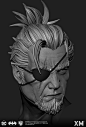 Deathstroke Samurai unmasked portrait, XM, Paul Tan : I only did a tiny part for this, tweaking the unmasked portrait of XM's Batman Samurai line, Deathstroke. The rest of the entire sculpt of Deathstroke Samurai was beautifully done by Gabe Perna. The be