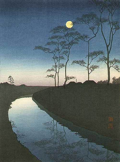 孤月映夜影——日本明治时代的浮世绘画家—...