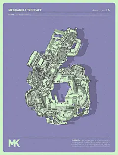 MEKKANIKA TYPEFACE海报设计 平面设计--创意图库 #采集大赛#