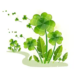 幸运飘扬四叶草矢量  - 源文件下载【酷图网】四叶草,四叶草边框,四叶草花,四叶草相框,矢量四叶草,手绘四叶草,幸运草,矢量幸运草,丝带飘带,背景底纹,四叶草花环,春天素材,春天元素,植树节素材,卡通花草,花环,四叶草素材,卡通四叶草,