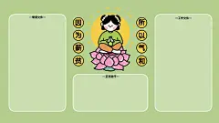 趣味创意打工人电脑分区壁纸