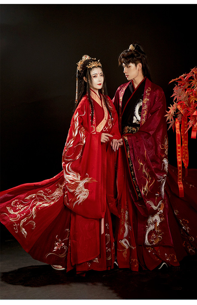 【烛龙X九凤】如梦霓裳情侣汉服男女大袖交领齐腰汉服春夏汉服-tmall.com天猫