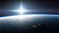 우주 지구의 역 궤도 - 우주의 HD 바탕 화면