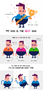 My dad is the best dad : A wee hommage to all the dads in the world