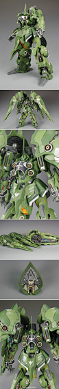 好久没发大青椒了，帅不帅？？T站GK区最新优秀作品——NG 1/100 刹帝利 KSHATRIYA 涂装完成品 超清详细制作过程请看http://t.cn/8sKfAz9