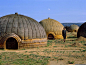 Zulu Huts, South Africa