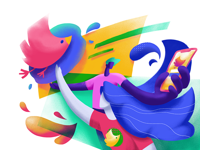 Mascot power illustr...