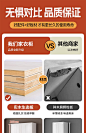 实木衣柜家用卧室欧式出租房用储物柜儿童简易包安装四五门大衣橱-淘宝网