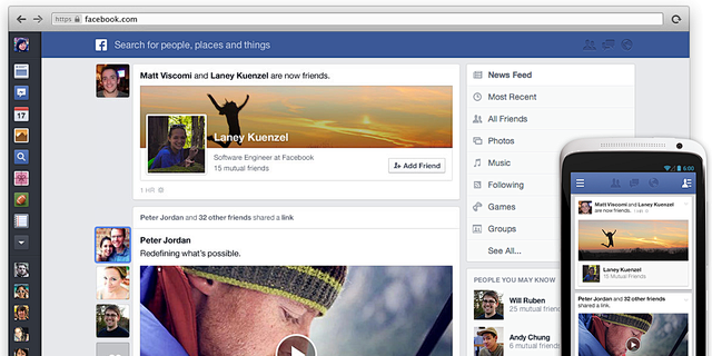 Facebook redesigns N...