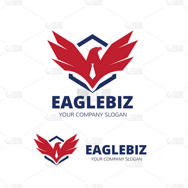 飞鹰 Logo，小鸟标志套装，猎鹰徽标，鹰标志，矢量标志模板.
