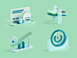 3D Icons Loop