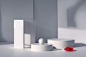 简约几何C4D电商展台背景场景