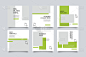 Trendy Editable square banner layout template