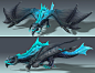 Dota 2 - Winter Wyvern, Andrea Orioli : This is a custom skin i've created for Dota 2.
Everything was created from scratch, except the base model provided by Valve (blackened in the sculpt render).