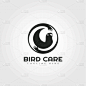 parrot bird logo design lovebird icon