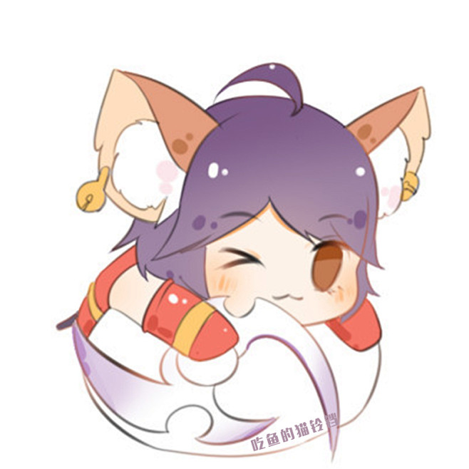 王者荣耀q版插画漫画头像铃铛李元芳