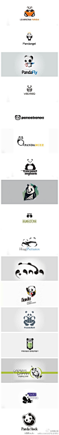 【广告设计】以熊猫为主题的LOGO|微刊 - 悦读喜欢