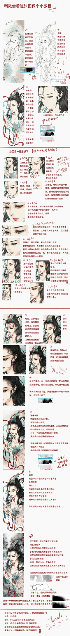 逸曦采集到手绘教程