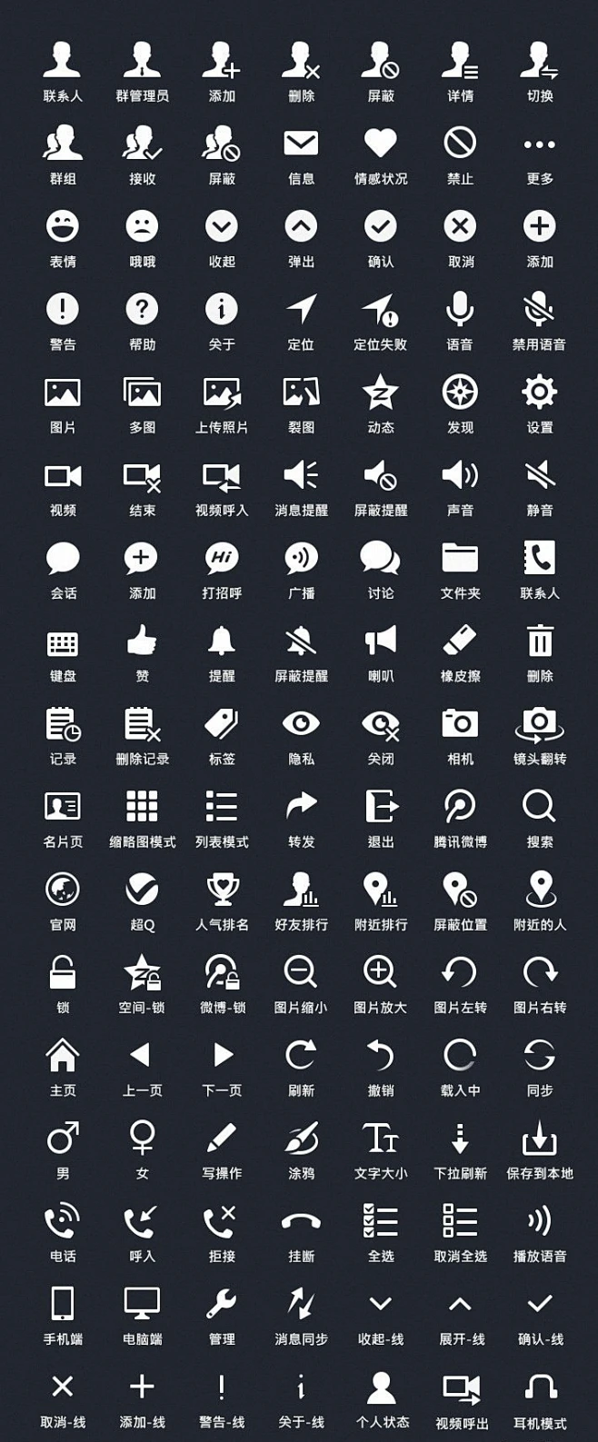 QQ ICON图标 - Tuyiyi - 优秀APP设计与分享联盟-花瓣网