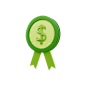 Financial achievement 3D Illustration