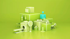 设计FM采集到C4D  2D