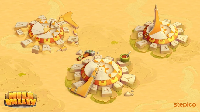 NILE VALLEY | props design, STEPICO Games : Welcome to the Nile Valley ...
